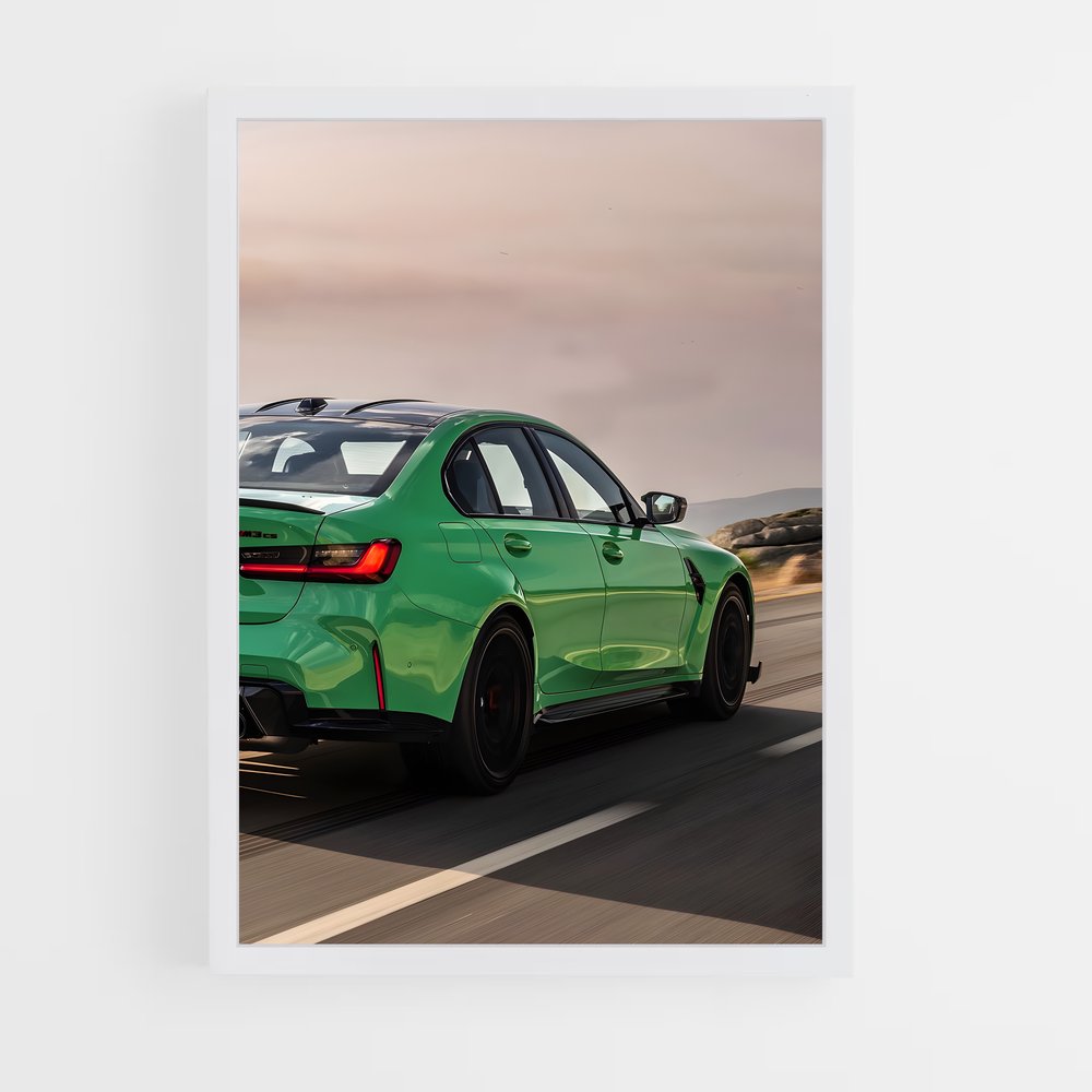 Poster M28 Émeraude – affiche BMW (vue 3)